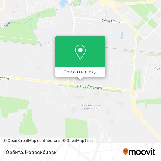 Карта Орбита