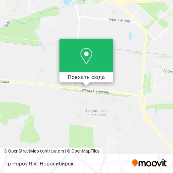 Карта Ip Popov R.V.