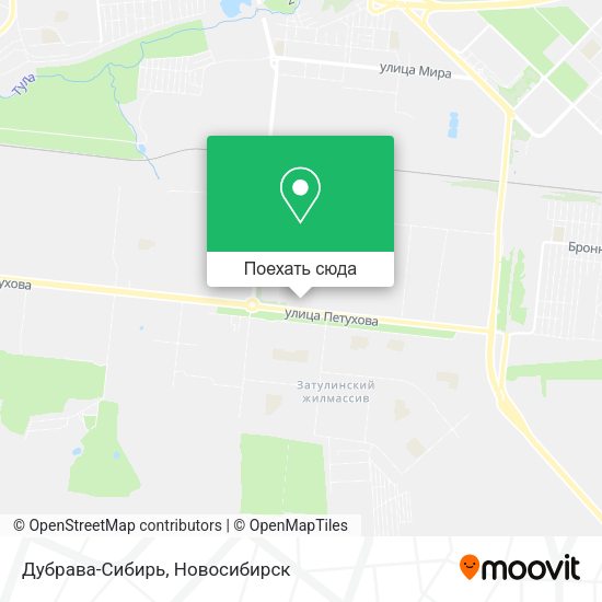 Карта Дубрава-Сибирь