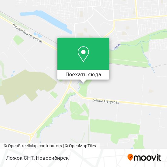 Карта Ложок СНТ