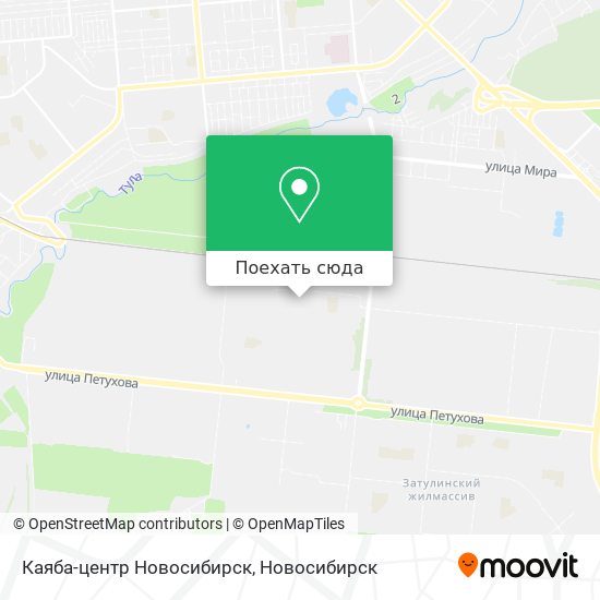 Карта Каяба-центр Новосибирск