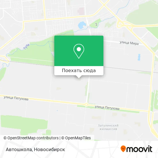 Карта Автошкола