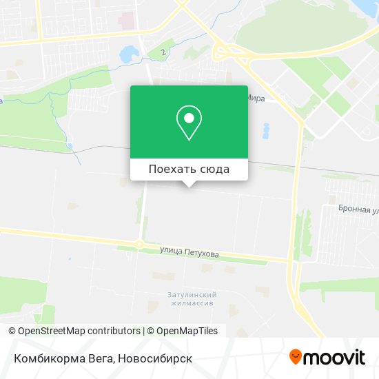 Карта Комбикорма Вега