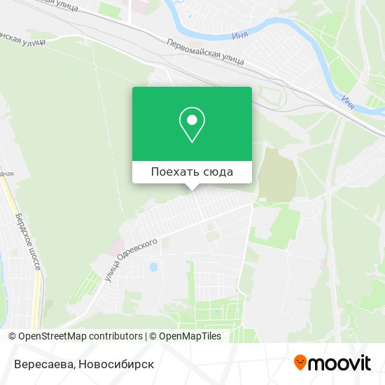 Карта Вересаева