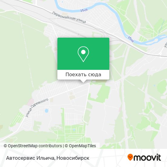 Карта Автосервис Ильича