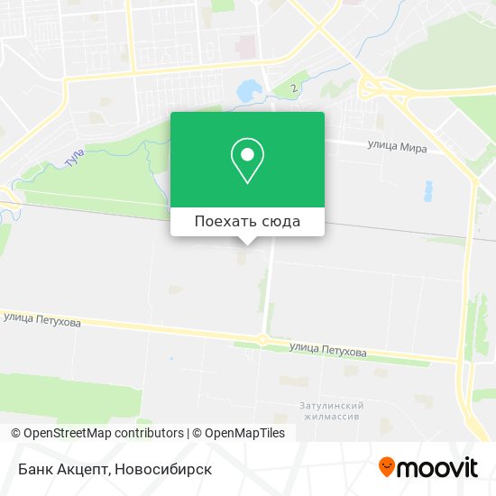 Карта Банк Акцепт