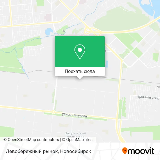 Карта Левобережный рынок