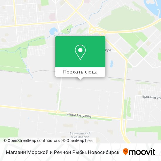 Карта Магазин Морской и Речной Рыбы