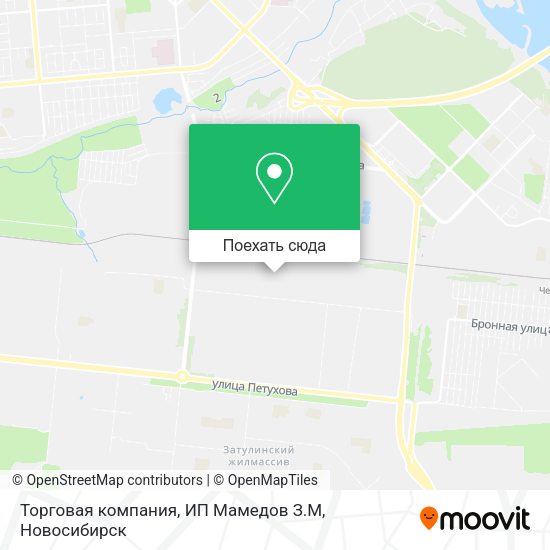 Карта Торговая компания, ИП Мамедов З.М