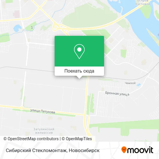 Карта Сибирский Стекломонтаж