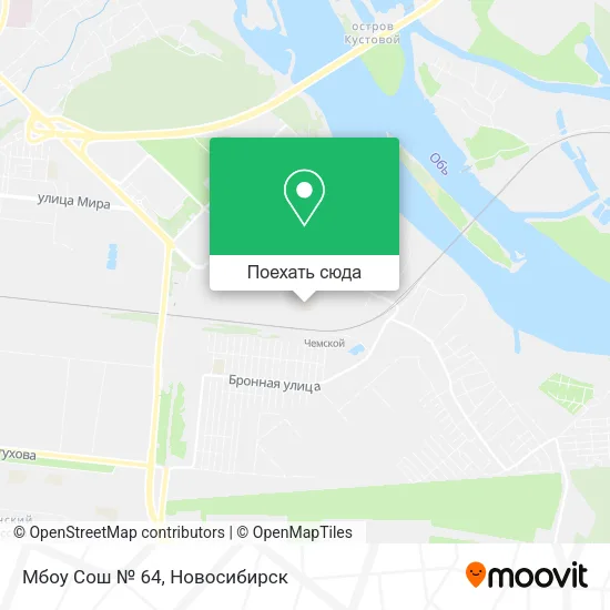 Карта Мбоу Сош № 64