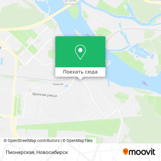 Карта Пионерская