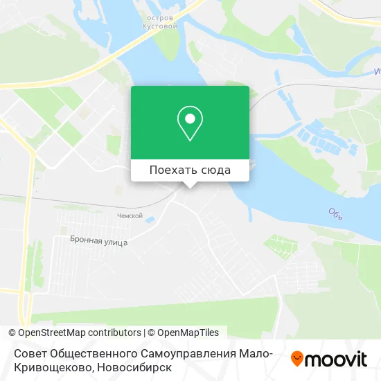Карта Совет Общественного Самоуправления Мало-Кривощеково
