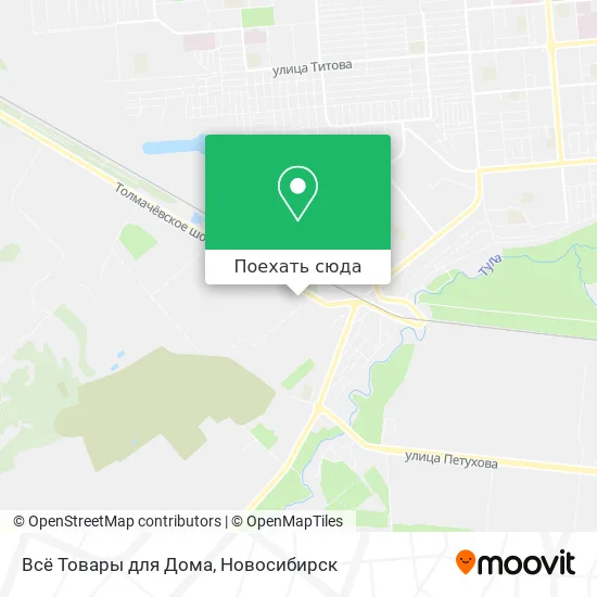 Карта Всё Товары для Дома