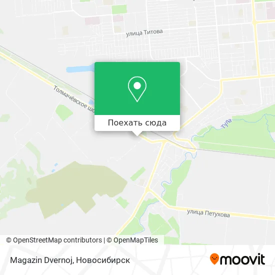 Карта Magazin Dvernoj