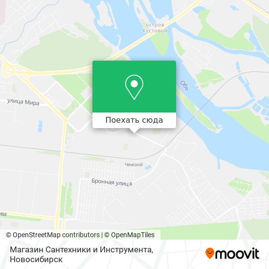Карта Магазин Сантехники и Инструмента