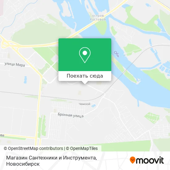 Карта Магазин Сантехники и Инструмента