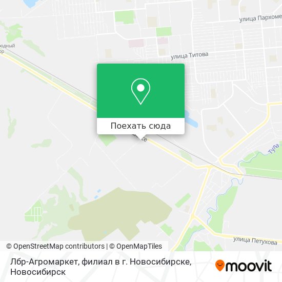 Карта Лбр-Агромаркет, филиал в г. Новосибирске