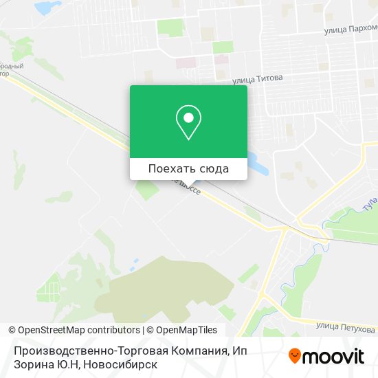 Карта Производственно-Торговая Компания, Ип Зорина Ю.Н