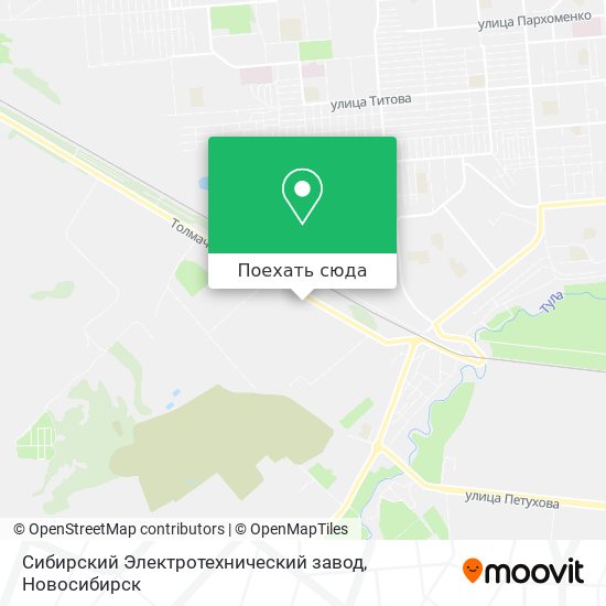 Карта Сибирский Электротехнический завод