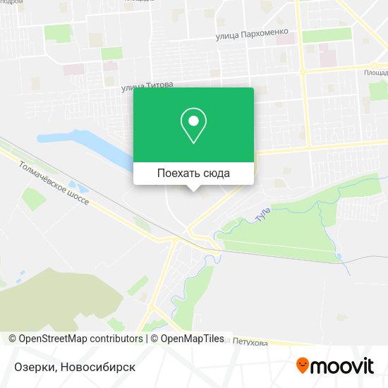 Карта Озерки