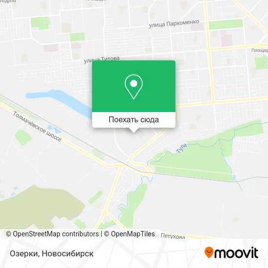 Карта Озерки