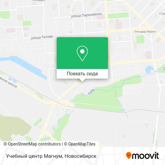 Карта Учебный центр Магнум