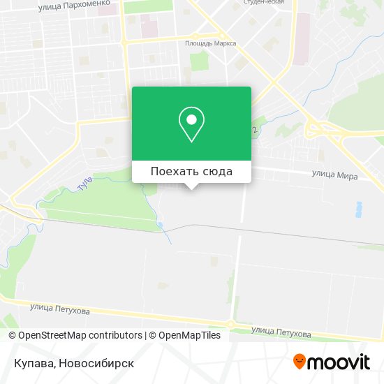 Карта Купава