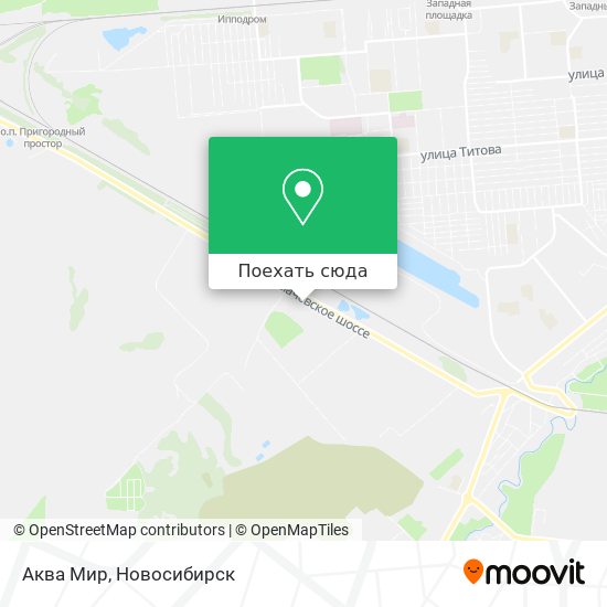 Карта Аква Мир