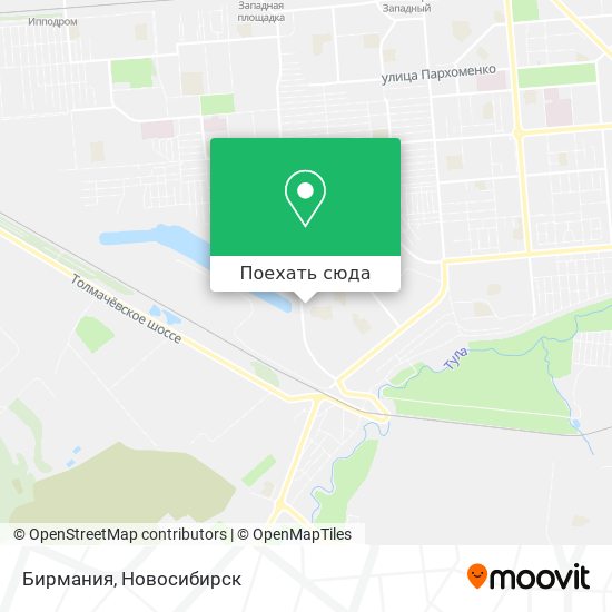 Карта Бирмания