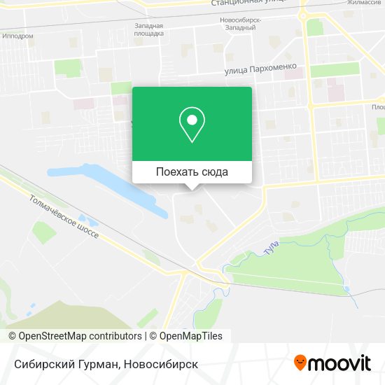 Карта Сибирский Гурман