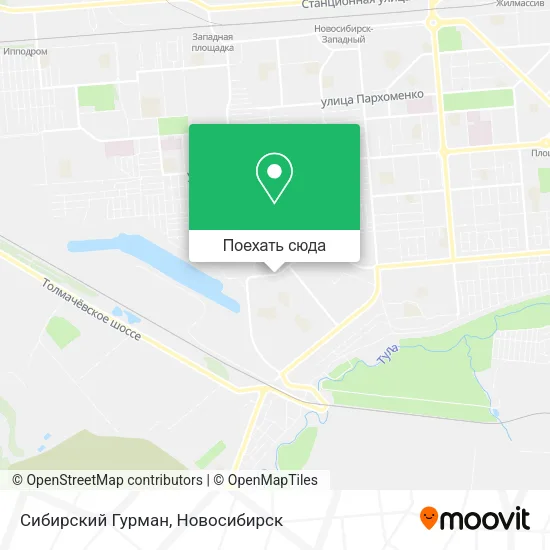 Карта Сибирский Гурман