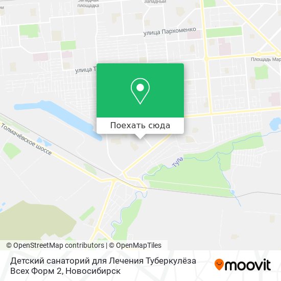 Карта Детский санаторий для Лечения Туберкулёза Всех Форм 2