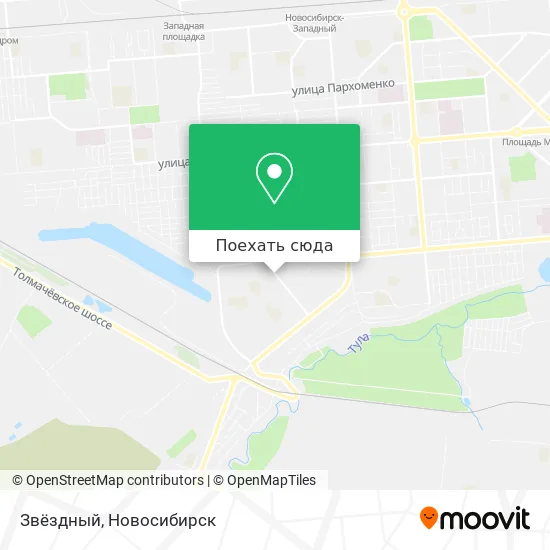 Карта Звёздный