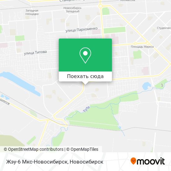 Карта Жэу-6 Мкс-Новосибирск