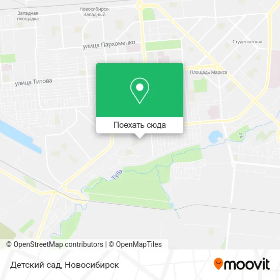 Карта Детский сад