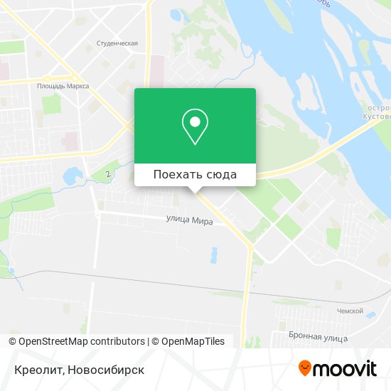 Карта Креолит