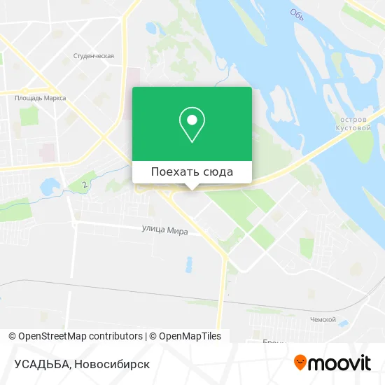 Карта УСАДЬБА
