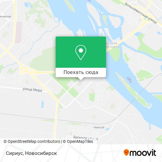 Карта Сириус