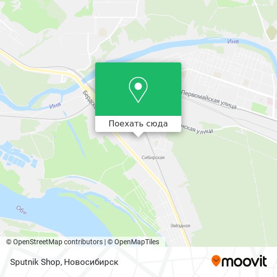 Карта Sputnik Shop