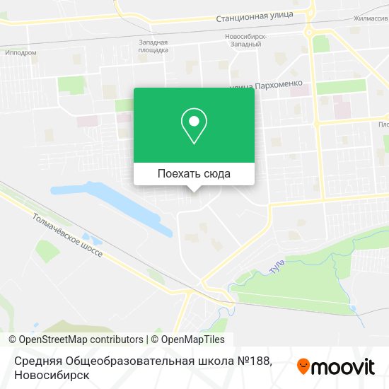 Карта Средняя Общеобразовательная школа №188