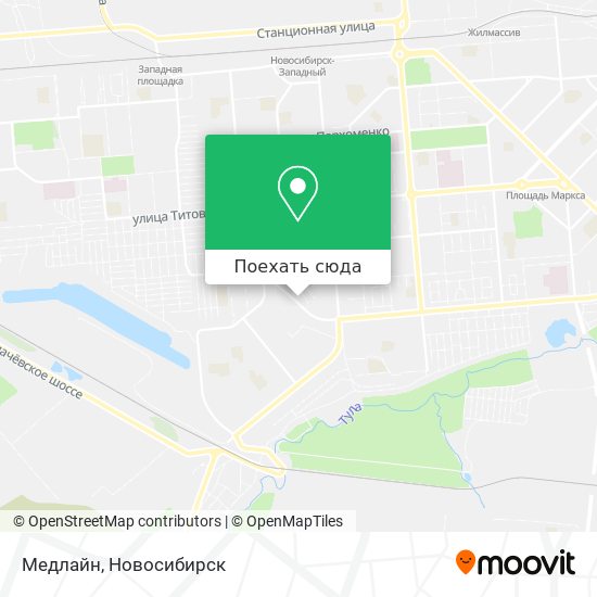Карта Медлайн