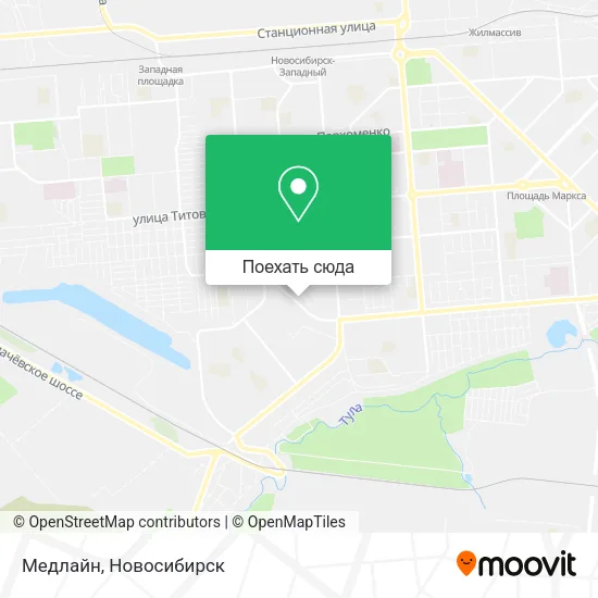 Карта Медлайн