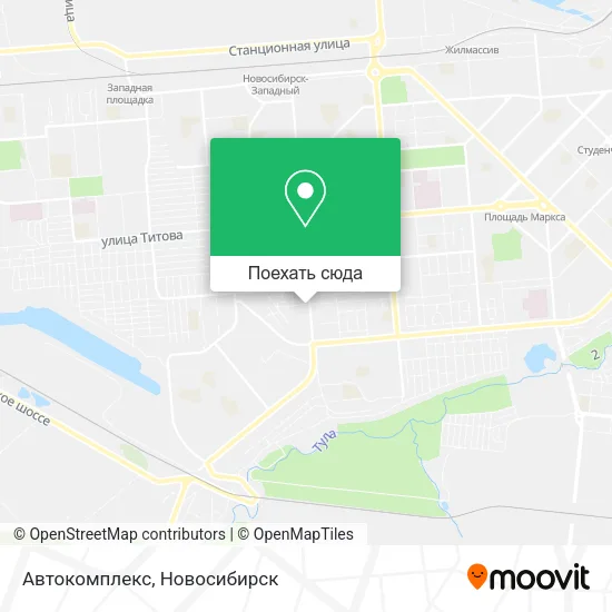 Карта Автокомплекс