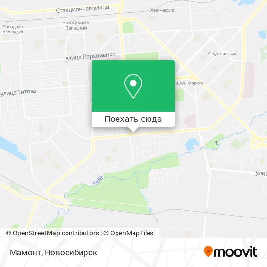 Карта Мамонт