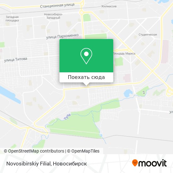 Карта Novosibirskiy Filial
