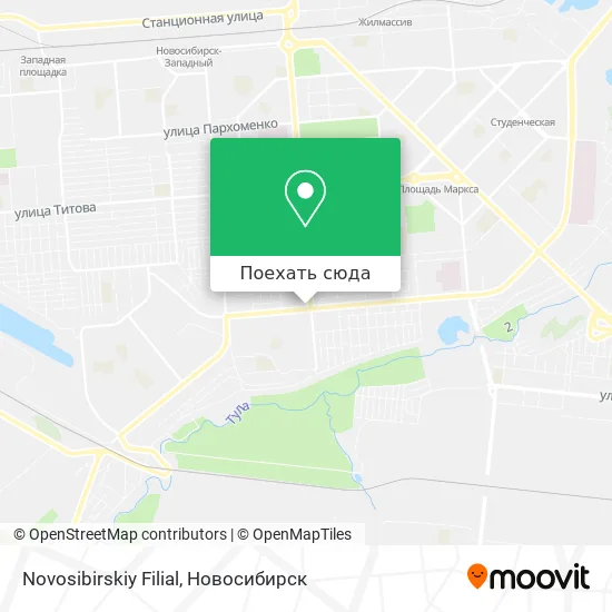 Карта Novosibirskiy Filial