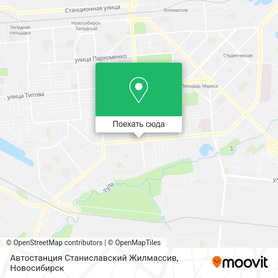 Карта Автостанция Станиславский Жилмассив