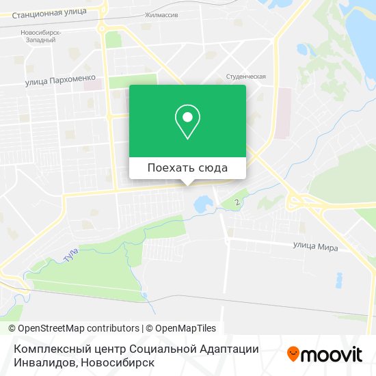 Карта Комплексный центр Социальной Адаптации Инвалидов