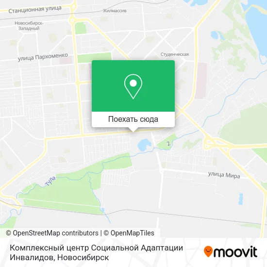 Карта Комплексный центр Социальной Адаптации Инвалидов
